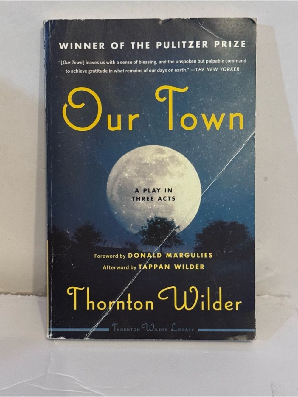 Our Town by Thornton Wilder Paperback book
